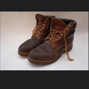 VINTAGE TIMBERLAND LEATHER TRAIL BOSS BOOTS 10.5 M